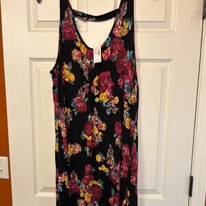 Floral knit dress 2x